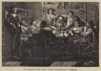 Ben Jonson at the Devil Tavern, Introduction of Randolph